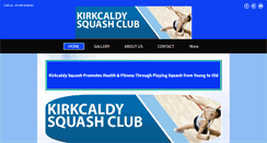 Desktop Screenshot of kirkcaldysquash.co.uk